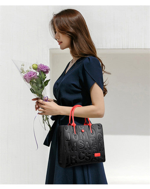 Large capacity retro leather messenger bag for women, popular designer tote bag - Tuzzut.com Qatar Online Shopping