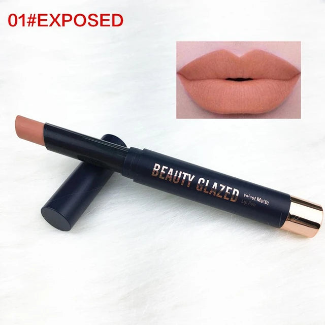Beauty Glazed Moisturizing Waterproof Lasting Matte Lipstick Beauty Glazed Moisturizing Waterproof Lasting Matte Lipstick