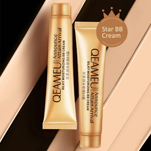 Golden Tube Silky Moisturizing Nourishing Concealer Foundation Cream To Cover Freckles Acne Spots And Dark Circles Makeup