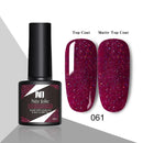 Gel Nail Varnish Manicure Nail Polish Nail Base Top colour Coat For Gel Polish 8.5ML - Tuzzut.com Qatar Online Shopping