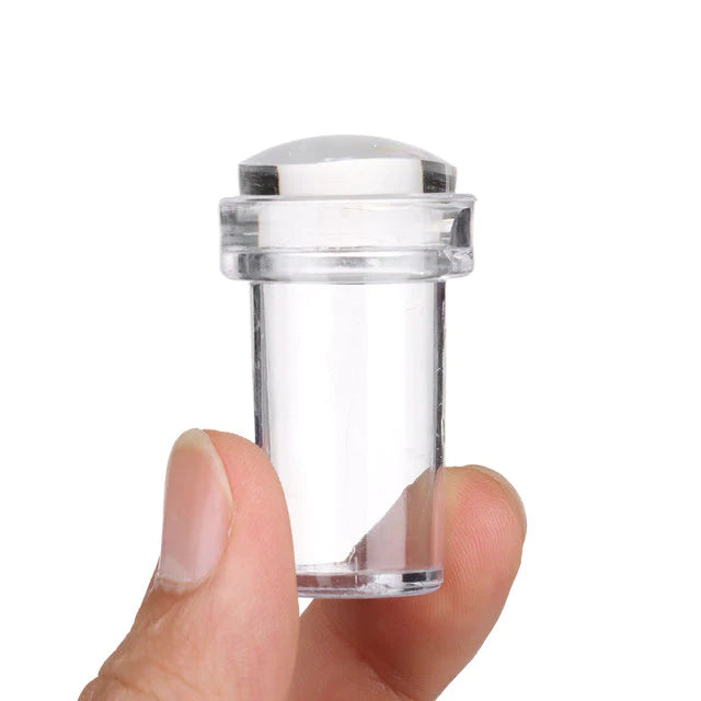 Nail Art Template Clear Jelly Silicone Nail Stamping Plate With Scraper Cap S4450330 Nail Art Template Clear Jelly Silicone Nail Stamping Plate With Scraper Cap S4450330