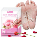 Exfoliating Foot Socks for Pedicure, Sosu Peeling Socks for Women's Foot Care - Beautifying Foot Mask - Tuzzut.com Qatar Online Shopping