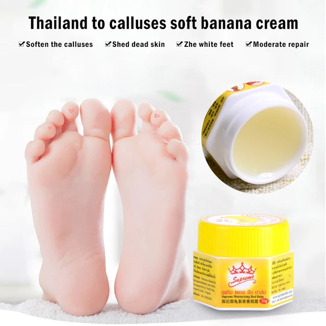 Banana Foot Care Balm Crack Relief Whitening Smooth Skin Creams Skin Cream Moisturizing Heel Prevent Dry Crack Ointment - Tuzzut.com Qatar Online Shopping