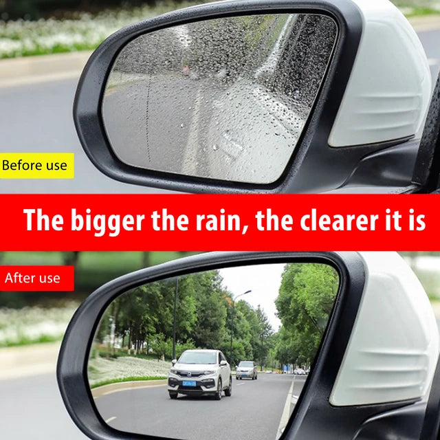 Trueful 60ml Long Lasting Silicone Fluorine Coating Car Agent Window Spray Anti-Fog Rainproof Glass Rear-View Mirror Cleaner