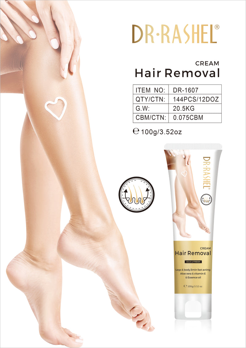 Dr Rashel Silk and Fresh Hair Removal Cream DRL-1607 - Tuzzut.com Qatar Online Shopping