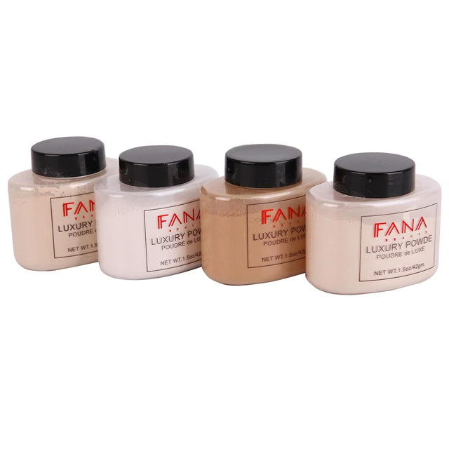 FANA Loose Powder Makeup Oil-Control Brightening Invisible Pores Makeup Powder FANA Loose Powder Makeup Oil-Control Brightening Invisible Pores Makeup Powder