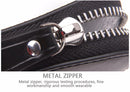 Contact's Genuine Leather Car Key Holder Zipper Case Wallet Keychain Bag-1004E - Tuzzut.com Qatar Online Shopping