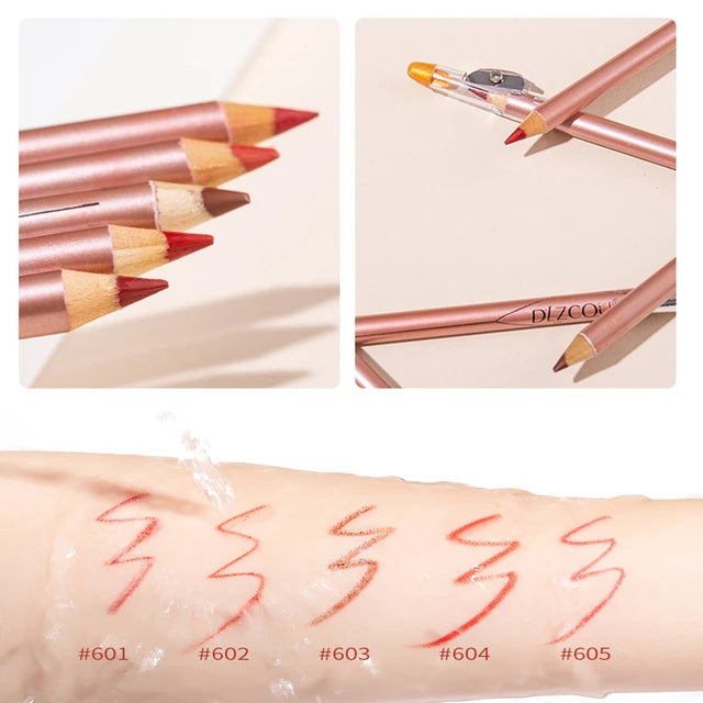 Lip contour Pencil with Sharpener for Comestic - Tuzzut.com Qatar Online Shopping