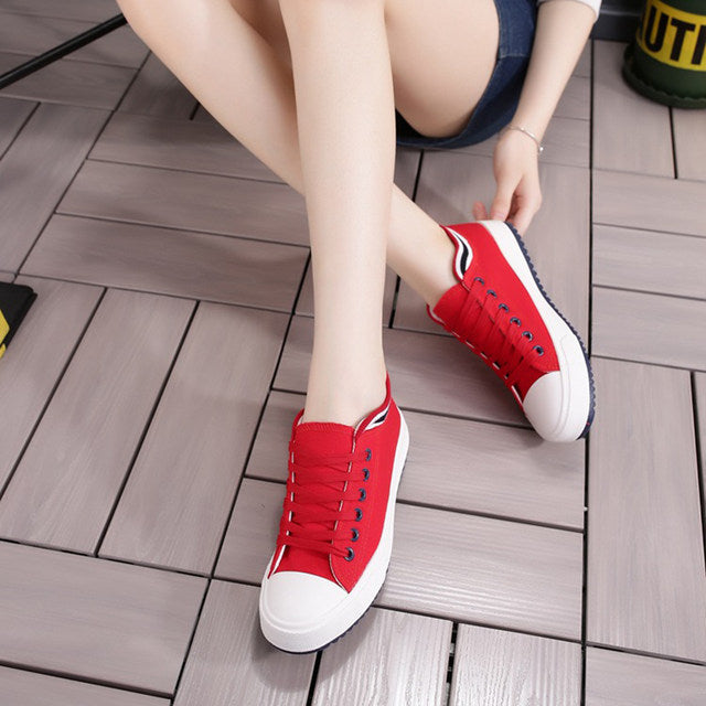 Classic Women's Casual Comfortable Canvas Shoes - Model-8892 Classic Women's Casual Comfortable Canvas Shoes - Model-8892