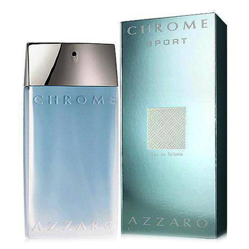AZZARO Chrome Sport Eau de Toilette - 100 ml (For Men) - TUZZUT Qatar Online Store