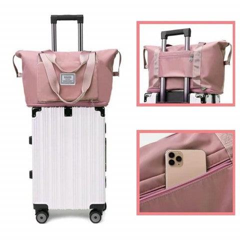 Large Capacity Folding Travel Bag - Tuzzut.com Qatar Online Shopping