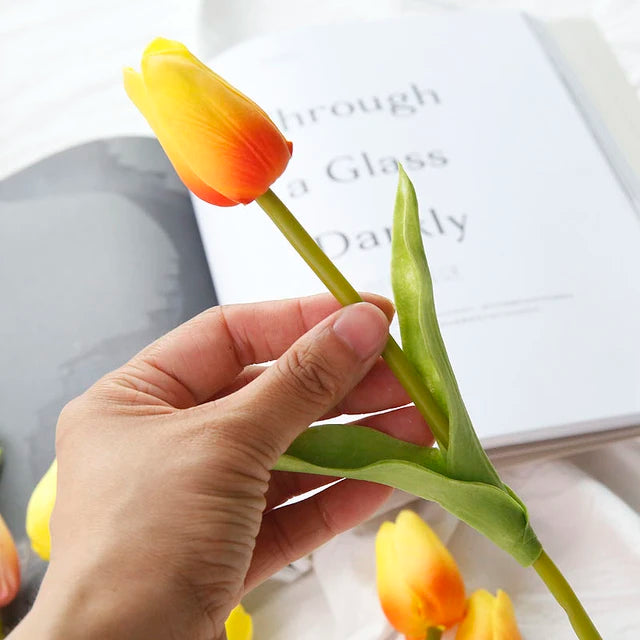 6PCS Real Touch Tulip Artificial Flower S4066369 6PCS Real Touch Tulip Artificial Flower S4066369