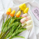 6PCS Real Touch Tulip Artificial Flower S4066369 - Tuzzut.com Qatar Online Shopping