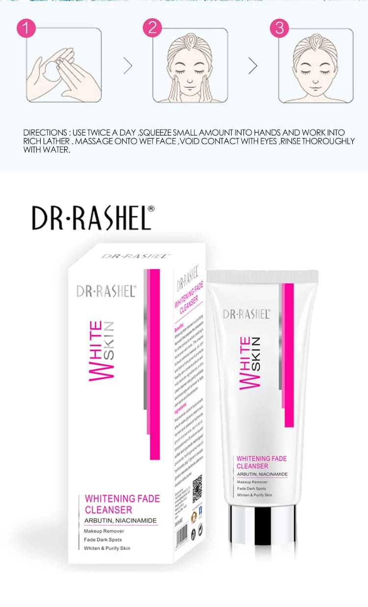 Dr. Rashel Whitening Fade Cleanser 80g DRL-1433 - TUZZUT Qatar Online Store