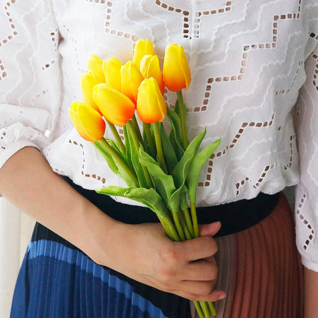 6PCS Real Touch Tulip Artificial Flower S4066369 6PCS Real Touch Tulip Artificial Flower S4066369