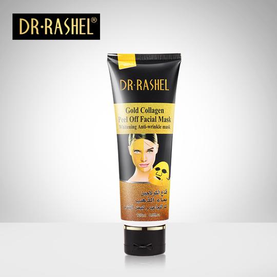 DR.RASHEL Gold Collagen Peel Off Anti-Wrinkle mask Deep Clean Acne Gold face Mask 120 ml DRL-938 - Tuzzut.com Qatar Online Shopping