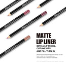 Matte Lipstick Pencil Lip Liner Makeup - Tuzzut.com Qatar Online Shopping