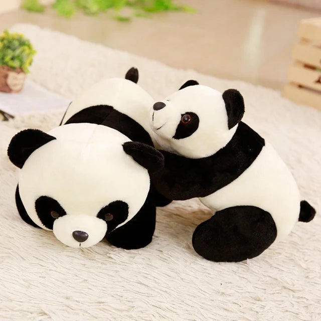Cute Cartoon Panda Cotton Stuffed Doll Soft Plush Pillow Toy Kids Valentine's Day Gift Home Party Decor - Tuzzut.com Qatar Online Shopping