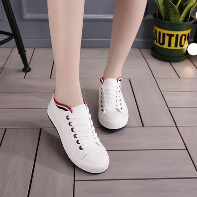 Classic Women's Casual Comfortable Canvas Shoes - Model-8892 Classic Women's Casual Comfortable Canvas Shoes - Model-8892
