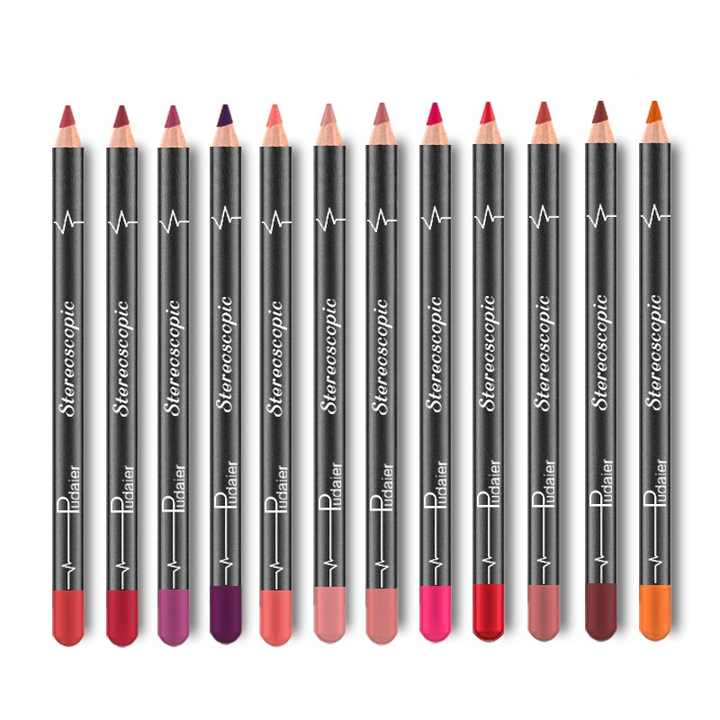 6pcs Pudaier Makeup Lip Pencil Lip Liner Pencil - Tuzzut.com Qatar Online Shopping