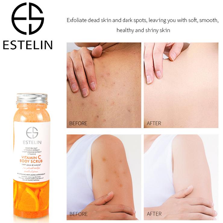 ESTELIN  Vitamin C  Body Scrub 200g -ES0005 - TUZZUT Qatar Online Store
