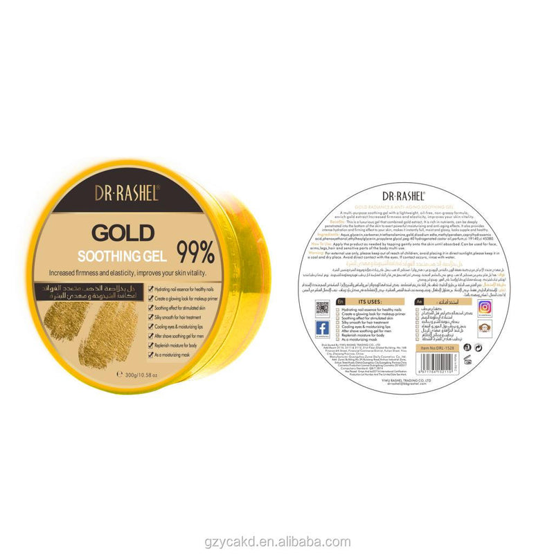 DR. RASHEL Gold Radiance And Anti-Aging Soothing Gel 300g DRL-1528 - Tuzzut.com Qatar Online Shopping