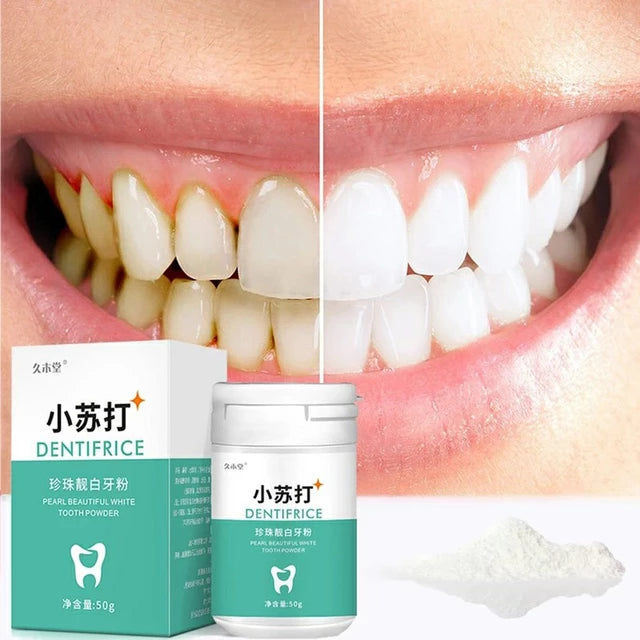 Teeth Cleaning Powder for Removing Smoke Stains, Coffee, Tea, Fresh, Bad Breath, Oral Hygiene, Dental Care - Tuzzut.com Qatar Online Shopping