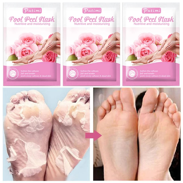 Exfoliating Foot Socks for Pedicure, Sosu Peeling Socks for Women's Foot Care - Beautifying Foot Mask - Tuzzut.com Qatar Online Shopping