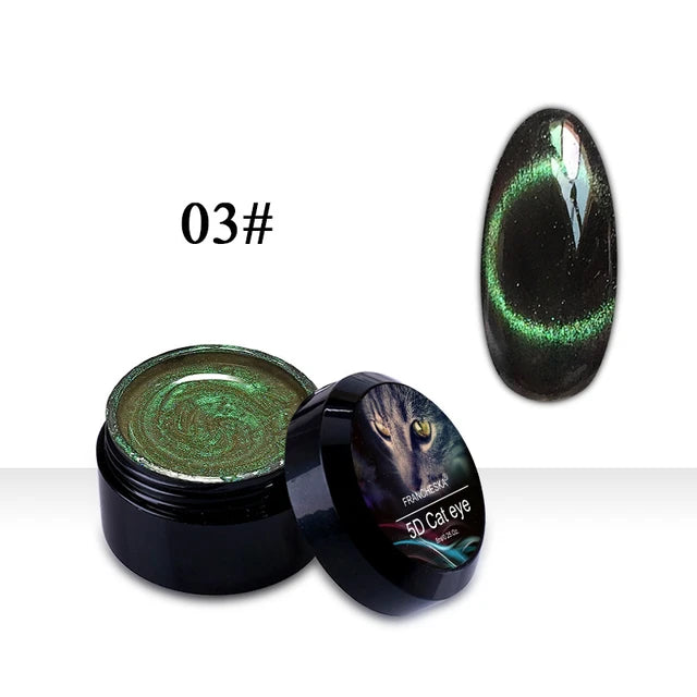 FRANCHESKA 5D Chameleon Magnetic Cat Eye Nail Gel FRANCHESKA 5D Chameleon Magnetic Cat Eye Nail Gel