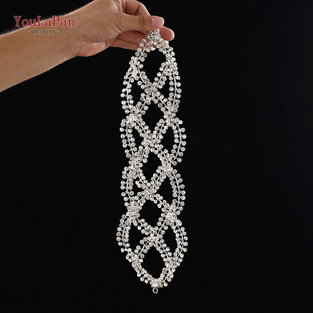 Wedding Crown Women Tiaras and Crowns Wedding Hair Band Bridal Statement Hair Accessories Rhinestone Headwear - S466004402 - Tuzzut.com Qatar Online Shopping