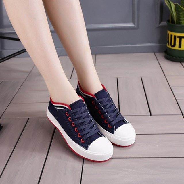 Classic Women's Casual Comfortable Canvas Shoes - Model-8892 Classic Women's Casual Comfortable Canvas Shoes - Model-8892