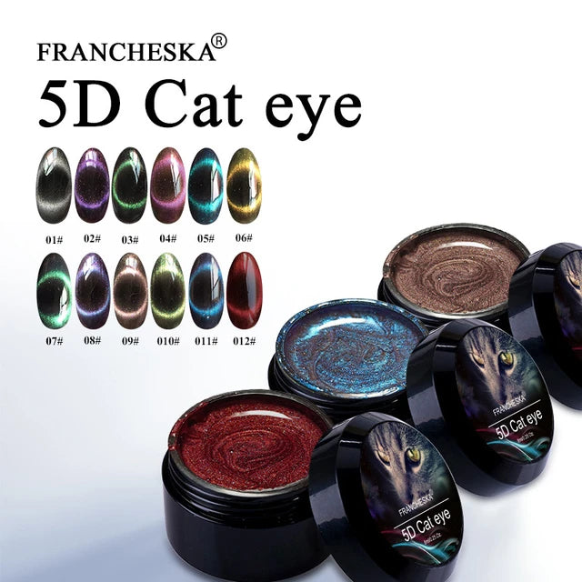 FRANCHESKA 5D Chameleon Magnetic Cat Eye Nail Gel FRANCHESKA 5D Chameleon Magnetic Cat Eye Nail Gel
