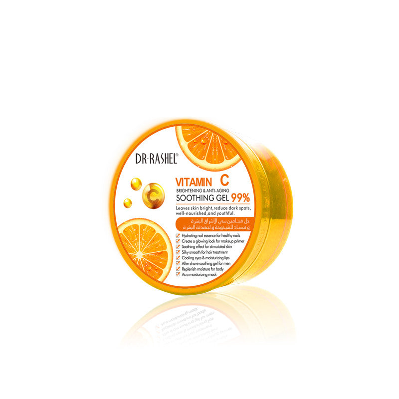 DR. RASHEL Vitamin C Brightening & Anti-Aging Soothing Gel Clear 300g DRL-1516 - Tuzzut.com Qatar Online Shopping