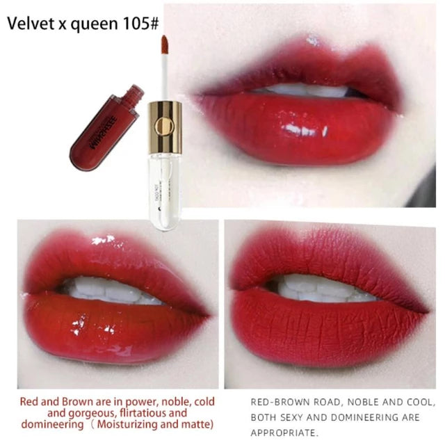 MINSHZEE Matte Lip Glaze With Color Holding Fog Surface Does Not Fade And Is Waterproof Makeup - Tuzzut.com Qatar Online Shopping