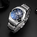 Plato Watch Men 3D Dial Mens Watches Top Brand Luxury Stainless Steel Strap - Tuzzut.com Qatar Online Shopping