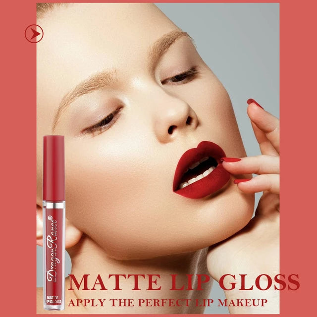 3pcs/set Velvet Matte Lip Gloss Matte Long Lasting Waterproof Lipstick Nourish Moisturizing Professional Lips Makeup - Tuzzut.com Qatar Online Shopping