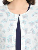 Women Long Kurta with Detachable Top - Tuzzut.com Qatar Online Shopping