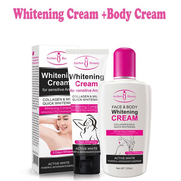 Aichun Beauty Face & Body Whitening Cream 120ml AC218-3 - Tuzzut.com Qatar Online Shopping