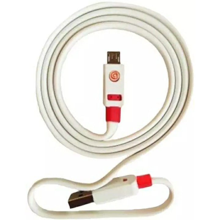 Griffin 2 Meter iPhone USB Cable Premium Flat Cable For Charging & Sync - White - TUZZUT Qatar Online Store