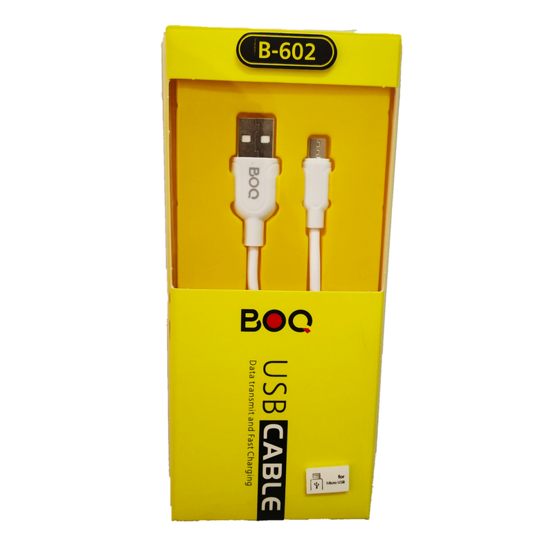 BOQ Micro USB Cable - Data transmit and Fast Charging B-602 - Tuzzut.com Qatar Online Shopping