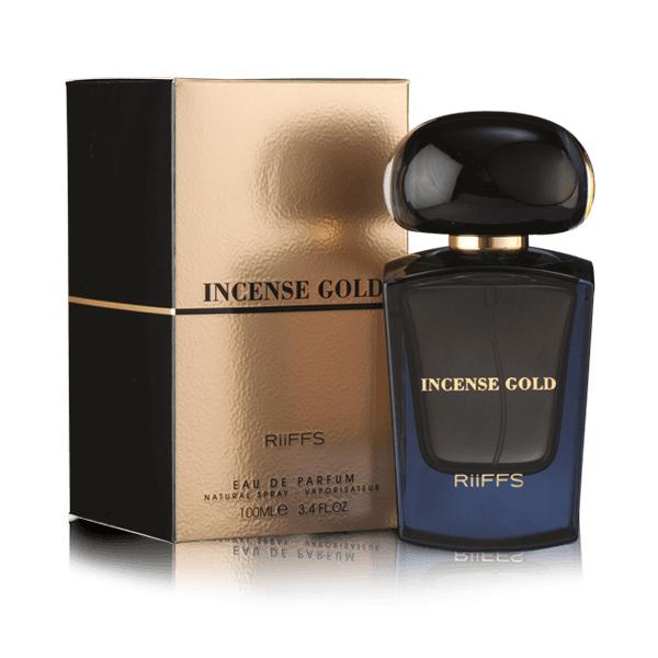 Riiffs Incense Gold Eau De Parfum Natural Spray for Unisex - 100 ml - Tuzzut.com Qatar Online Shopping