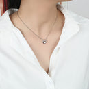 Women's Fashion Double Heart Pendant Necklace Jewelry  NDH-300S - Tuzzut.com Qatar Online Shopping