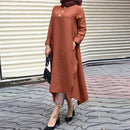 Modest Turkish Style Long Tunic Top - MT400 - Tuzzut.com Qatar Online Shopping