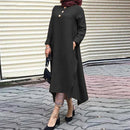 Modest Turkish Style Long Tunic Top - MT400 - Tuzzut.com Qatar Online Shopping