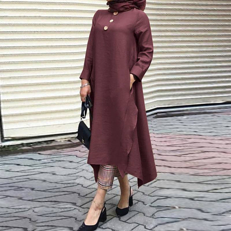 Modest Turkish Style Long Tunic Top - MT400 Modest Turkish Style Long Tunic Top - MT400