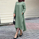 Modest Turkish Style Long Tunic Top - MT400 - Tuzzut.com Qatar Online Shopping