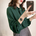 Women’s Stylish Blouse Top with Loose Puff Sleeves - Tuzzut.com Qatar Online Shopping