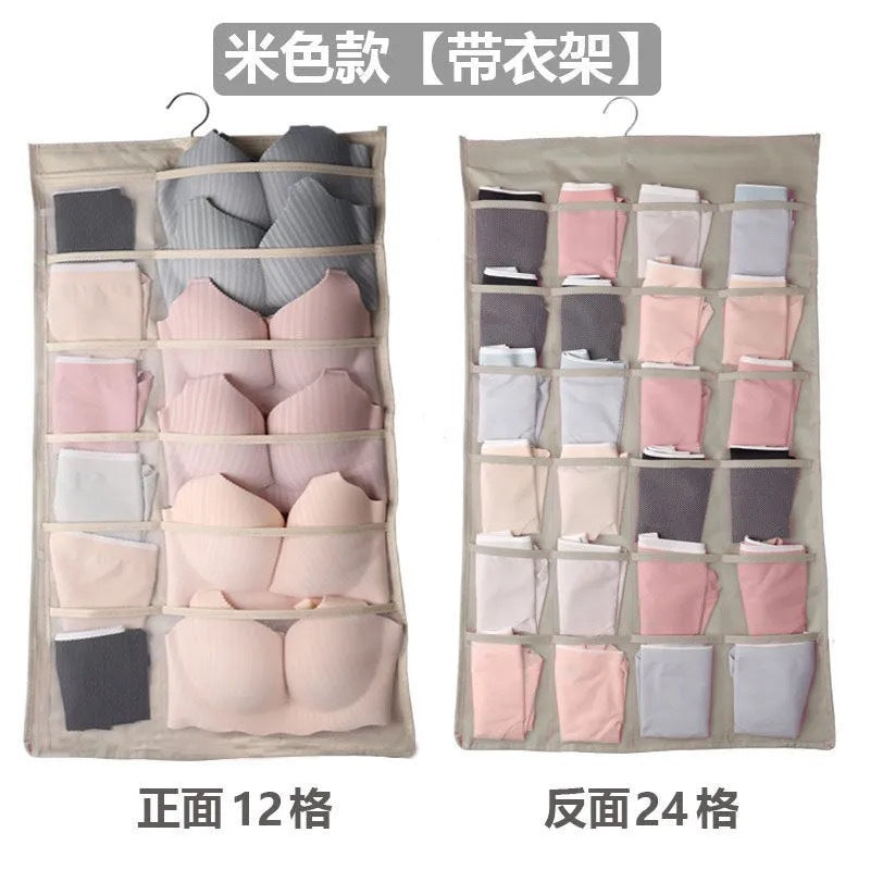 Double Sided Underwear Storage Bag Folding Hanging Bra Clother Organizer Hanger Clothes Organizer for Wardrobe Closet Organizer Double Sided Underwear Storage Bag Folding Hanging Bra Clother Organizer Hanger Clothes Organizer for Wardrobe Closet Organizer