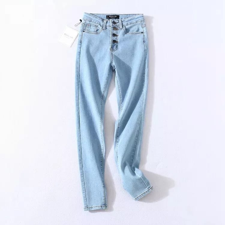 Women High waist Slim Fit Stretchable Denim Jeans Women High waist Slim Fit Stretchable Denim Jeans