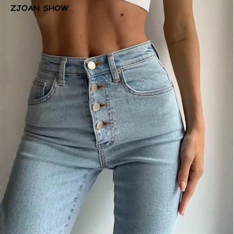 Women High waist Slim Fit Stretchable Denim Jeans Women High waist Slim Fit Stretchable Denim Jeans